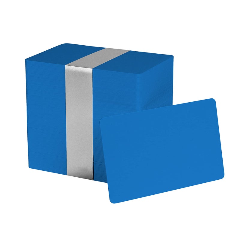 easyIDea Pack of 500 Hospital Blue CR80 PVC Cards | 30 mil by easyIDea - Image 2
